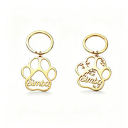 Paw Print Keychain