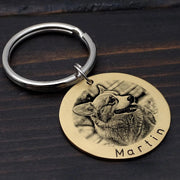 Round Collar Photo Tag
