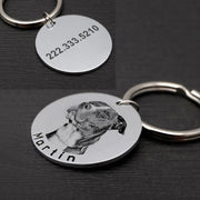 Round Collar Photo Tag