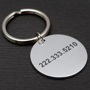 Round Collar Photo Tag