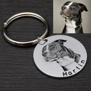 Round Collar Photo Tag