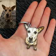 Portrait Engraved Keychain