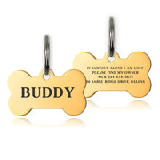 Engraved Bone Tag