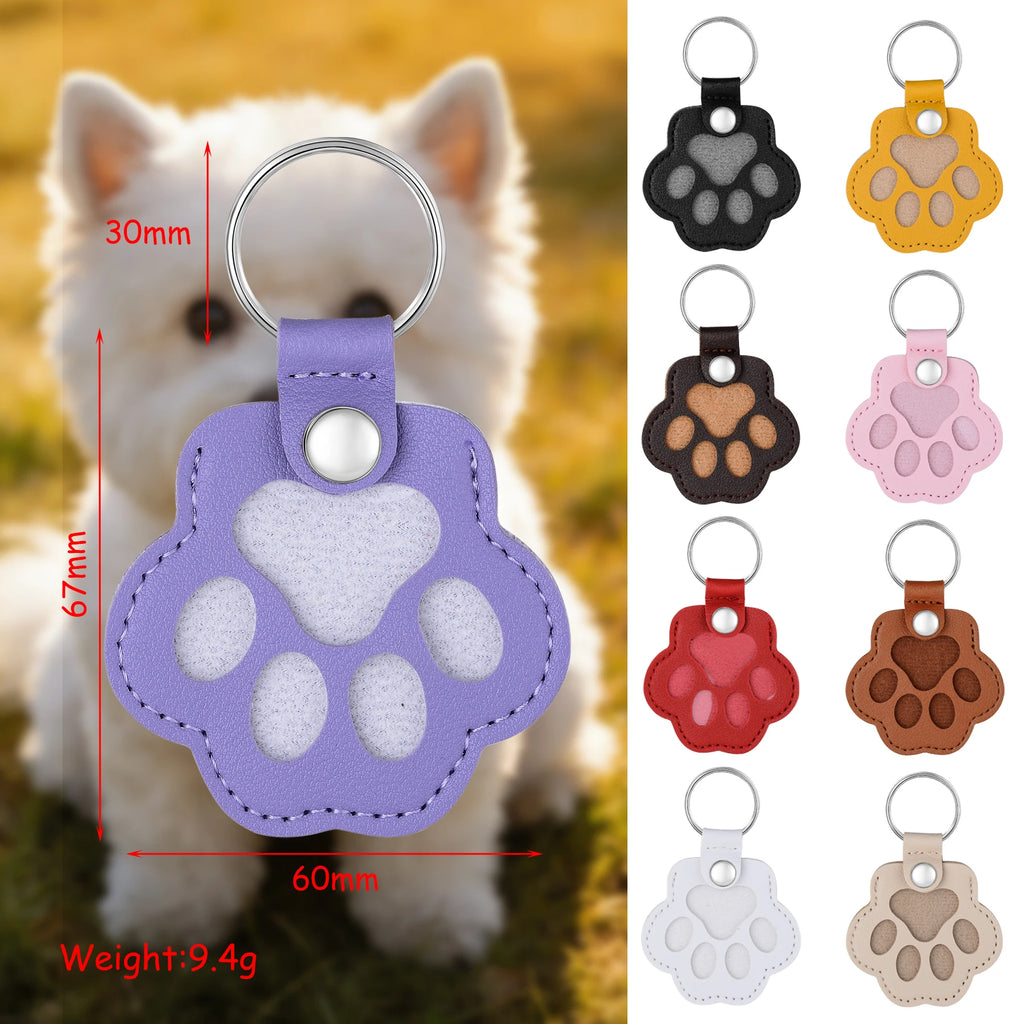 Personalized Pet Fur Memorial Keychain Dog Cat Hair Keepsake Holder Engraved Pet Loss Gift Pet Hair Capsule Keyring Keepsake