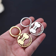 Round ID Tag & Keychain