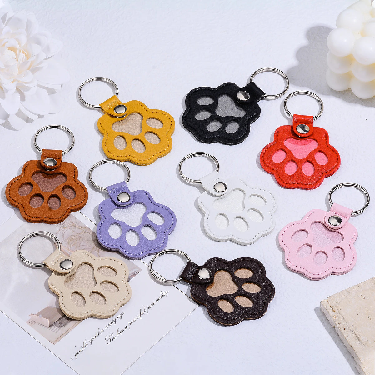 Personalized Pet Fur Memorial Keychain Dog Cat Hair Keepsake Holder Engraved Pet Loss Gift Pet Hair Capsule Keyring Keepsake
