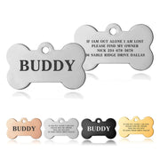 Engraved Bone Tag
