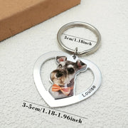 Heart Photo Keychain