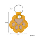 Personalized Pet Fur Memorial Keychain Dog Cat Hair Keepsake Holder Engraved Pet Loss Gift Pet Hair Capsule Keyring Keepsake