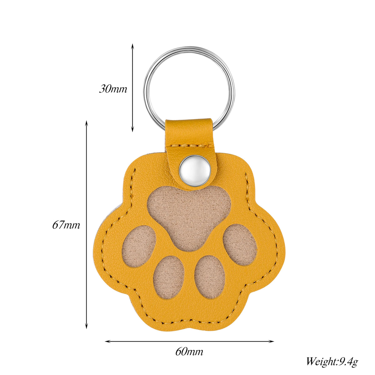Personalized Pet Fur Memorial Keychain Dog Cat Hair Keepsake Holder Engraved Pet Loss Gift Pet Hair Capsule Keyring Keepsake