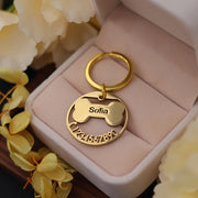 Round ID Tag & Keychain