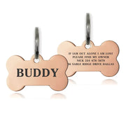 Engraved Bone Tag