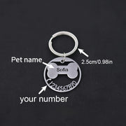 Round ID Tag & Keychain
