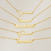Script Name Necklace