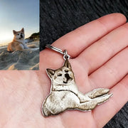 Portrait Engraved Keychain