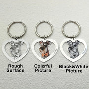 Heart Photo Keychain