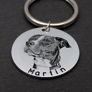 Round Collar Photo Tag