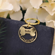 Round ID Tag & Keychain
